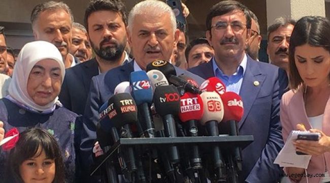 Binali Yıldırım: Konuşma sırası seçmende