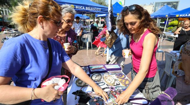 Bucalı kadınlar el emeklerini sergiledi