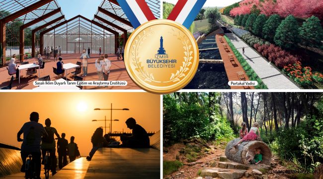 İzmir Büyükşehir Belediyesi'nin projelerine ödül yağdı