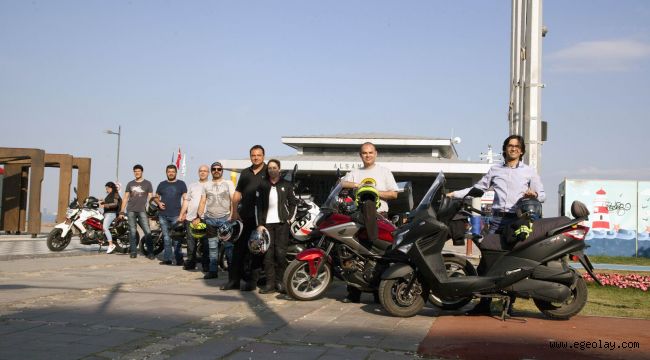 İZTO üyeleri, işe motosikletleriyle gitti 