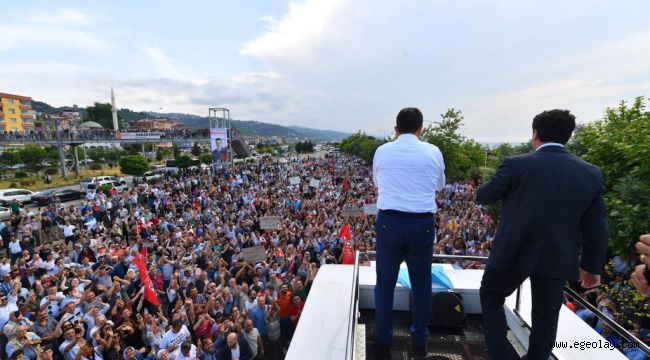 Karadeniz İmamoğlu için yollara döküldü