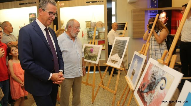Kursiyerlerin fotoğrafları sergide