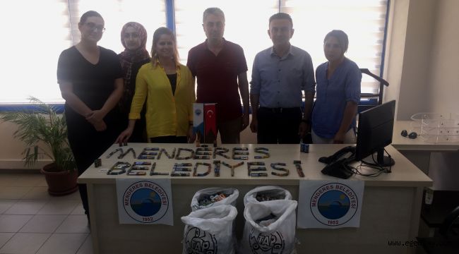 Menderes'te Atık Piller Toplandı