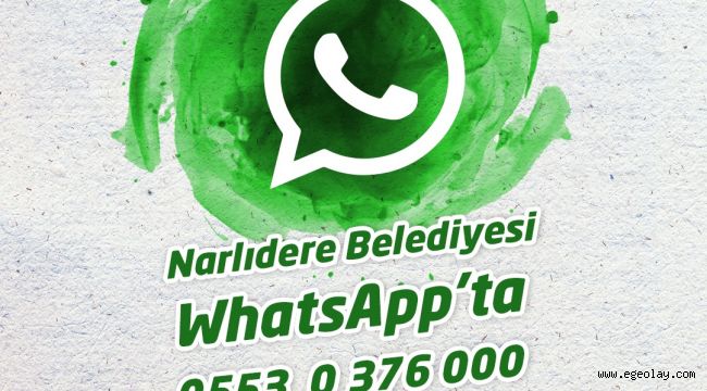 Narlıdere Belediyesi WhatsApp'ta