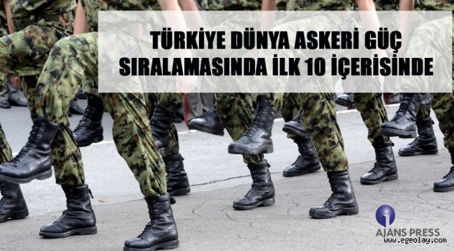 Türkiye Dünya askeri güç sıralamasında ilk 10 içerisinde