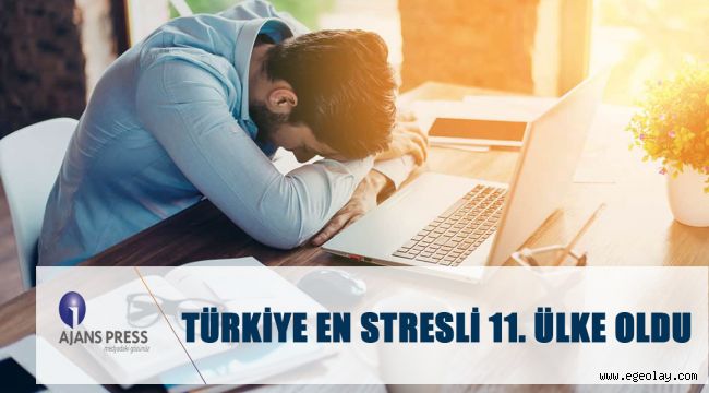Türkiye'ye En Stresli 11. Ülke Oldu
