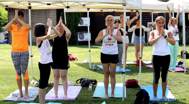 Yoga buluşmasına büyük ilgi