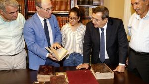 Başkan Batur'dan Milli Kütüphane'ye Tam Destek