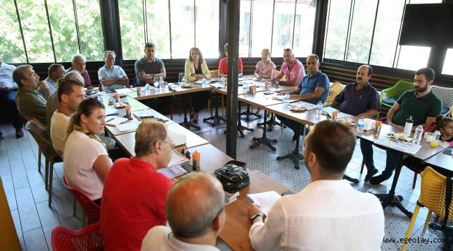 Başkan Tugay'dan 'Alaybey' zirvesi 