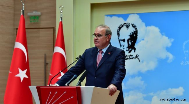 CHP Sözcüsü Faik Öztrak'tan Açıklama