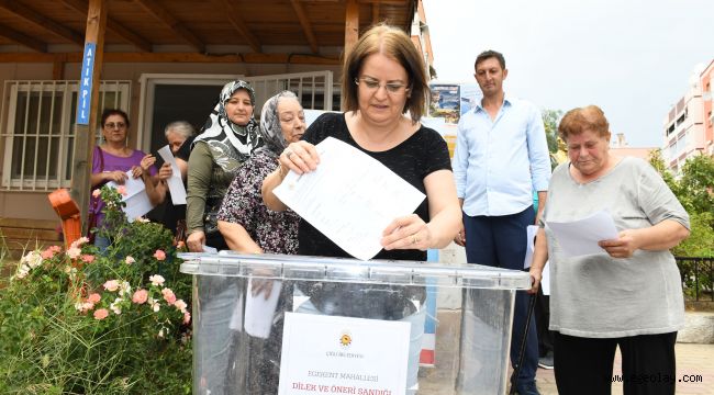 Çiğli'de sandıklar kuruldu 