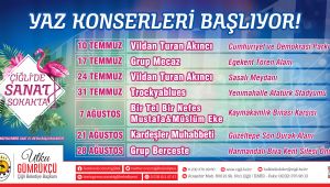 Çiğli'de Yaz konserleri başlıyor