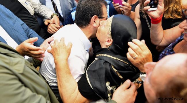 İmamoğlu: Vatanın her yeriyle kol kola olmaya çalışacağız…