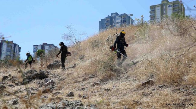 Karşıyaka Belediyesi'nden yangına karşı önlem! 