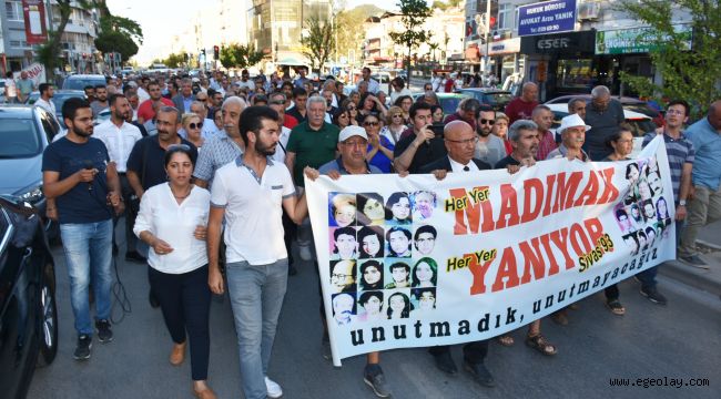 Madımak şehitleri Narlıdere'de anıldı