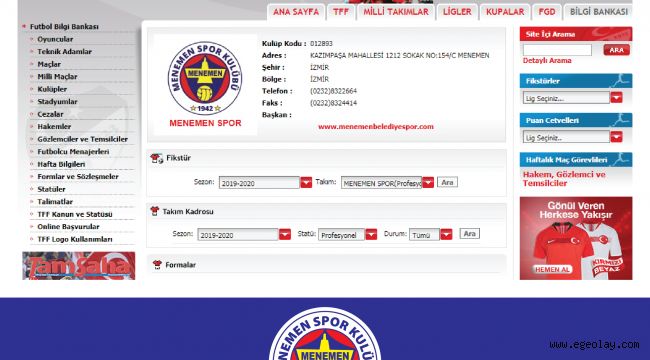 Menemen Spor İsim ve Logo Değişikliği Yaptı