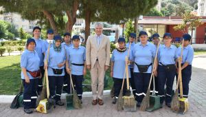 Narlıdere'nin sokaklarına 'kadın eli' değdi!