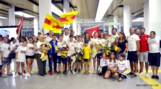 Optimist Milli Takımı’na coşkulu karşılama