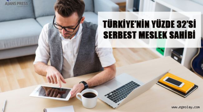 Türkiye'nin yüzde 32'si serbest meslek sahibi