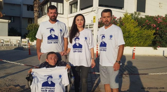 Ak Parti İzmir Sosyal Politikalar Başkanlığından Yasin Börü İçin Kurban Dağıtımı 