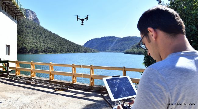 Barajlar drone ile koruma altında