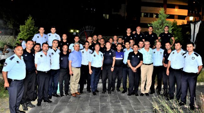 Başkan İduğ'dan zabıta memurlarına büyük sürpriz