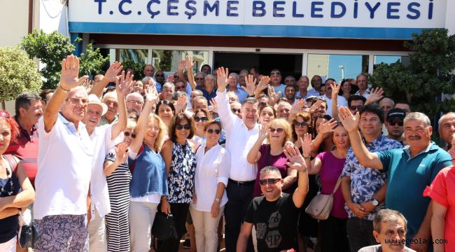 Başkan Oran, "Çeşme bizim evimiz, biz kocaman bir aileyiz, birlikte güzeliz"