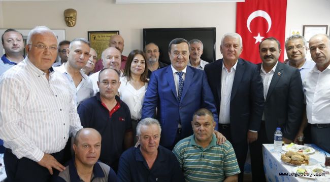 Batur sanayi esnafıyla buluştu