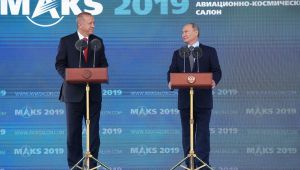 Erdoğan ve Putin Moskova'da havacılık fuarını açtı