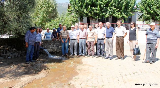 Ödemiş Mursallı Mahalle Sakinleri Sulama Suyu Hattına Kavuştu