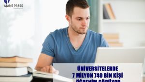 Üniversitelerde 7 milyon 740 bin kişi öğrenim görüyor