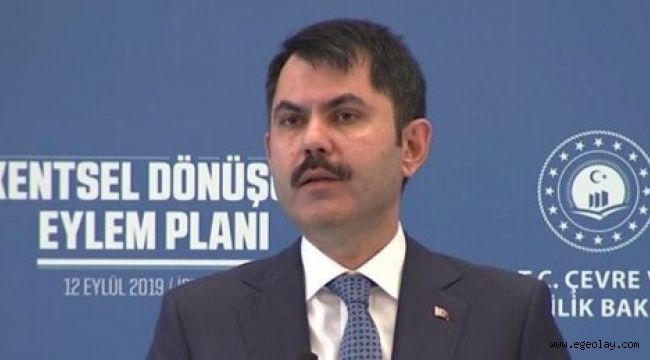 Bakan Kurum Kentsel Dönüşüm Eylem Planı'nı açıkladı
