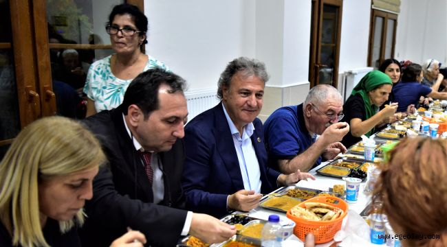 Başkan İduğ, Can'ların sofrasına konuk oldu