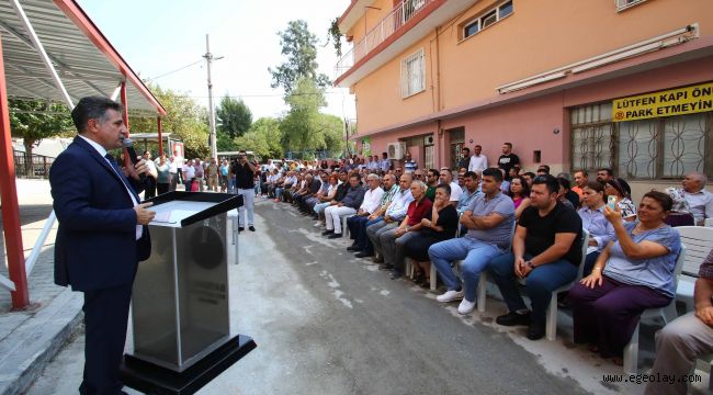 Başkan Sandal; "Yurttaşımızın başımızın üstünde yeri var"