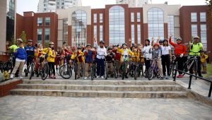 Bisiklet kenti İzmir'den anlamlı bir etkinlik daha