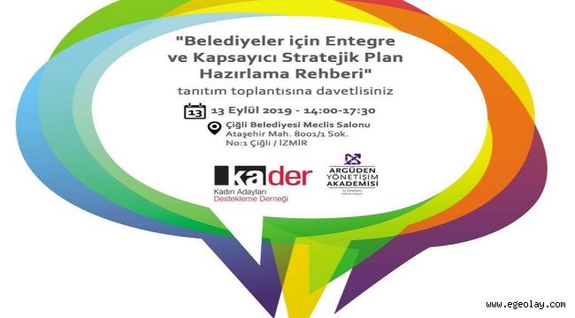 Çiğli'de stratejik plan rehberi tanıtılacak