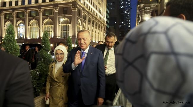 Cumhurbaşkanı Erdoğan, BM Genel Kurulu görüşmeleri için ABD'de