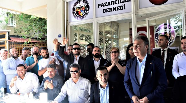 Pazarcılardan Başkan İduğ'a teşekkür