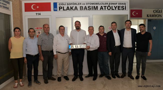 Araç Plakaları Artık Çiğli'de Basılıyor
