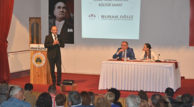 Başkan Burak Oğuz Ardahan'da Urla'yı Anlattı