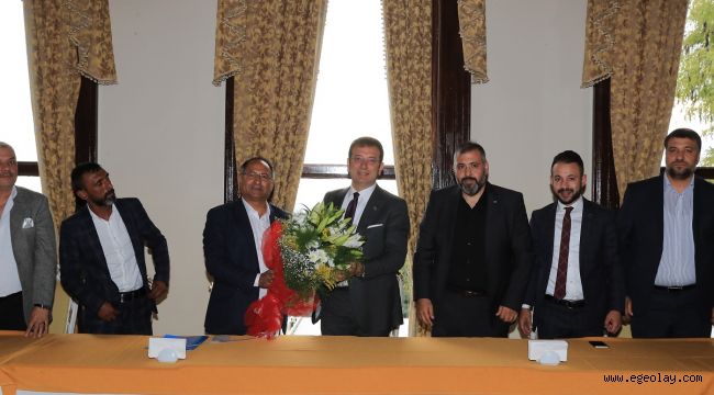 CHP'li Purçu Romanların Sorunları İçin İmamoğlu'nu Ziyaret Etti