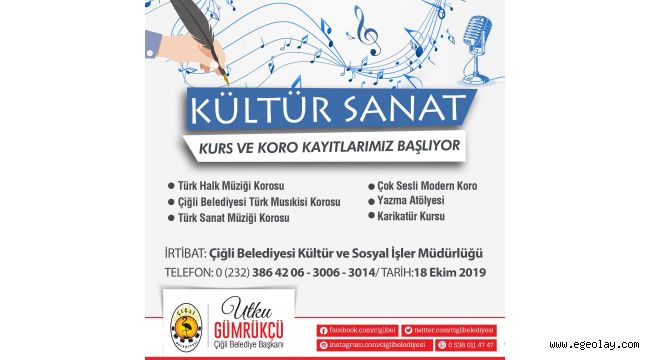 Çiğli'de Kültür Sanat Rüzgarı
