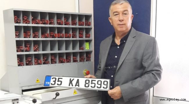 Çiğli'de Plaka basımı başladı…