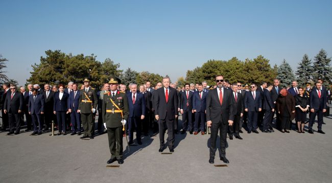 Deevlet Erkanı Anıtkabir'de 