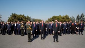 Deevlet Erkanı Anıtkabir'de 