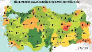 Maptriks Türkiye'nin eğitim haritasını çıkardı