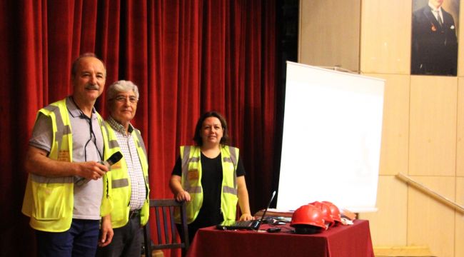 Ödemiş Belediyesi çalışanlarına iş güvenliği eğitimi