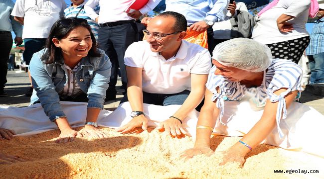 Tarhana Kazanları Urla'da Kaynadı