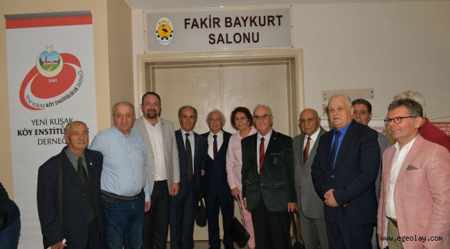 Yazar Fakir Baykurt Çiğli'de etkinliklerle anıldı