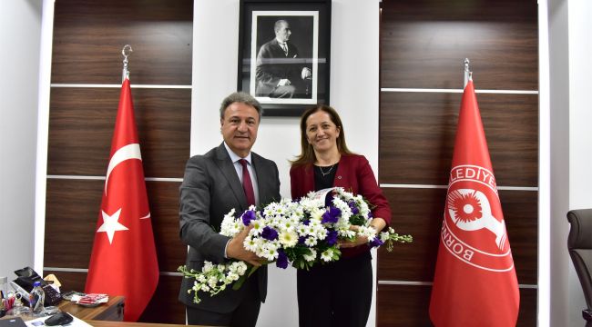 Başkan İduğ'a DİSK desteği